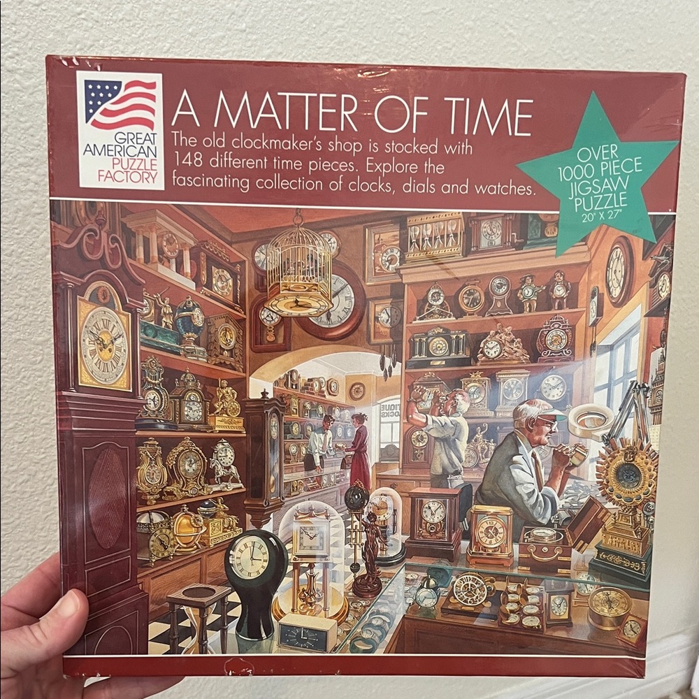 Great American Puzzle Factory a matter of time Jigsaw Puzzle